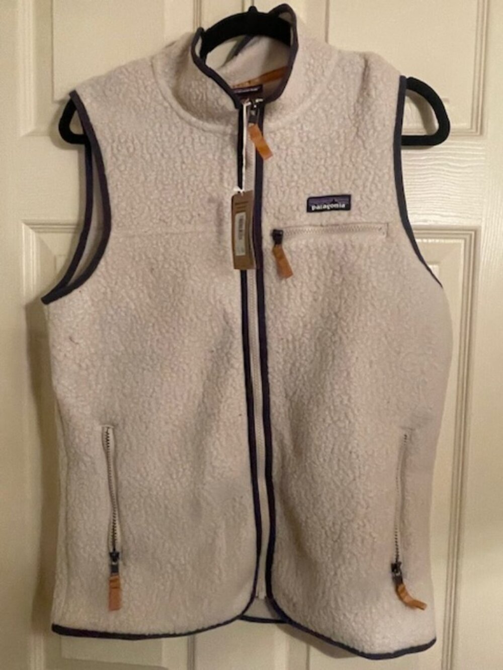 NWT Patagonia Women’s Retro Pile Fleece Vest Natural Size M